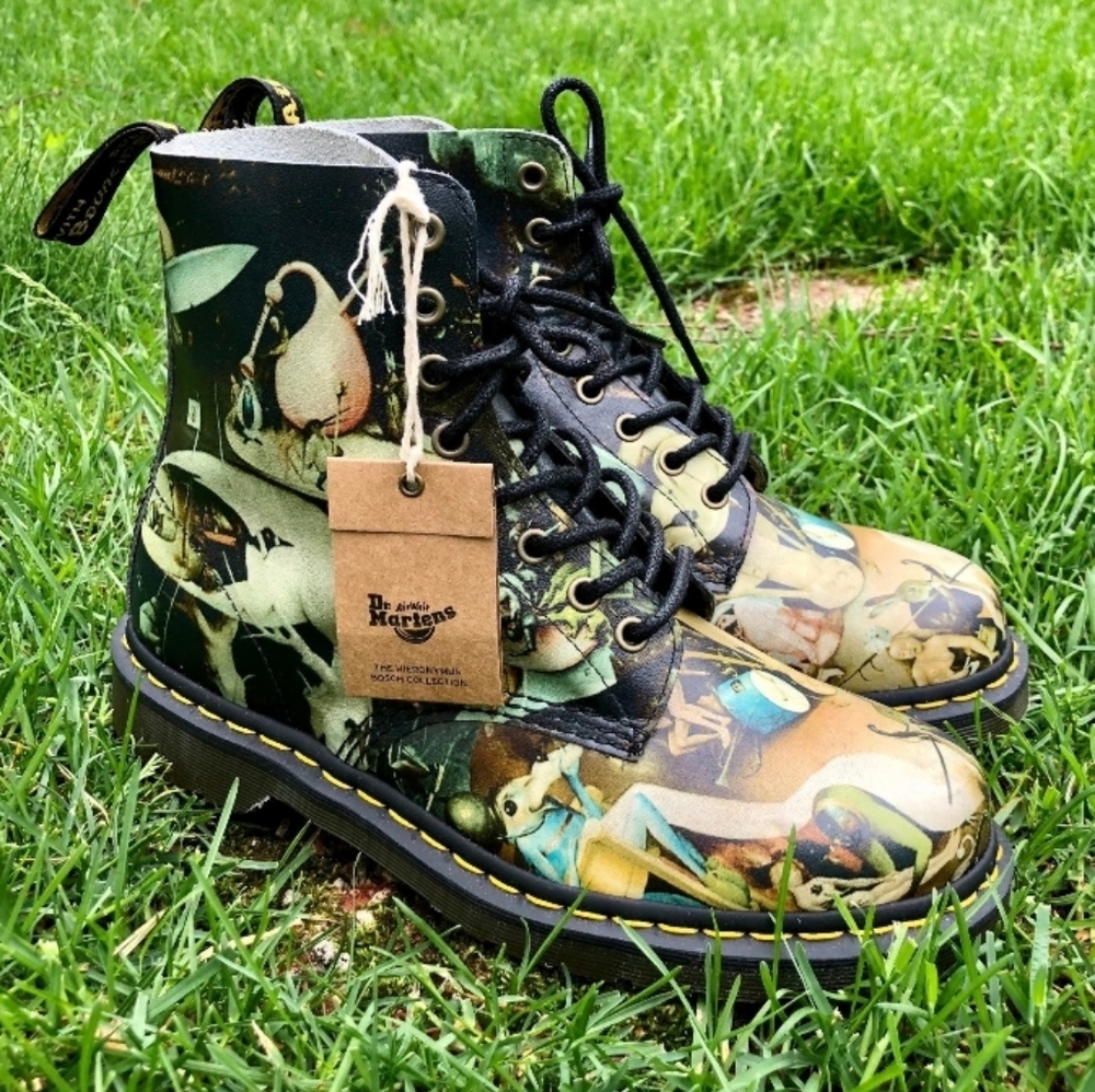 New Dr. Martens Pascal Hell Boots Hieronymus Bosch Men 9 Women 10